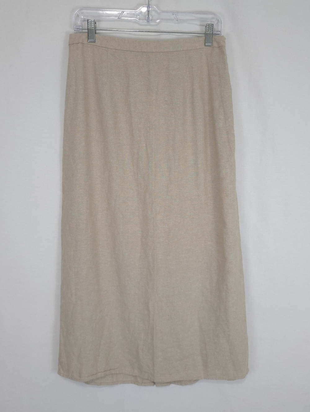 Old Navy Women's Linen Blend Column Midi Skirt In Natural Linen